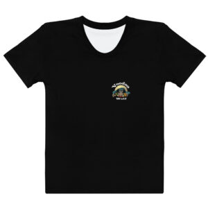 VOODOO WOLF Black Women's T-shirt Jersey